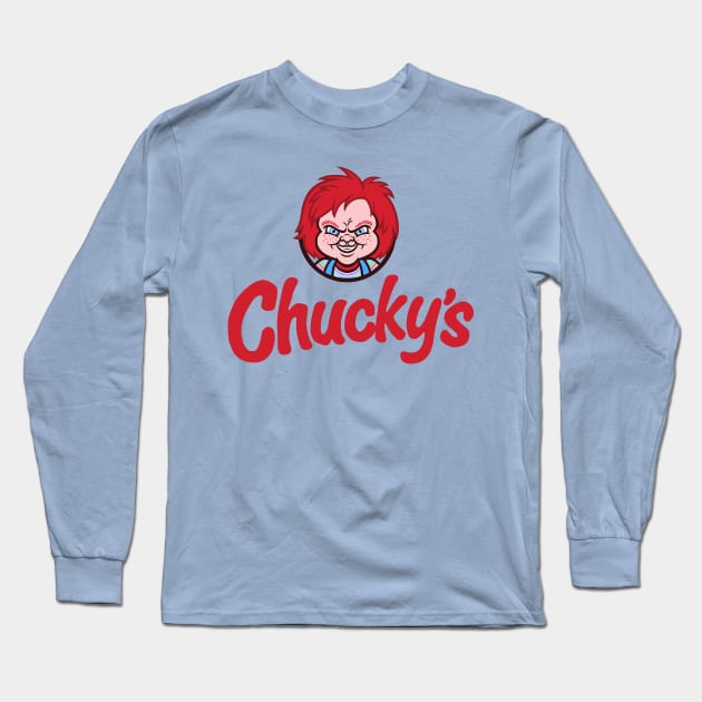 Chucky's (w/o Blood) Long Sleeve T-Shirt by Punksthetic